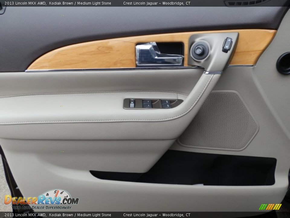 2013 Lincoln MKX AWD Kodiak Brown / Medium Light Stone Photo #13