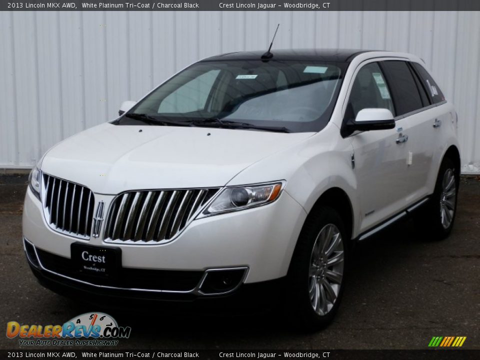 2013 Lincoln MKX AWD White Platinum Tri-Coat / Charcoal Black Photo #1