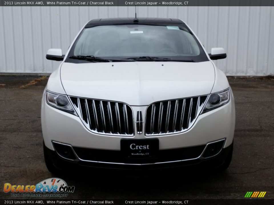2013 Lincoln MKX AWD White Platinum Tri-Coat / Charcoal Black Photo #2