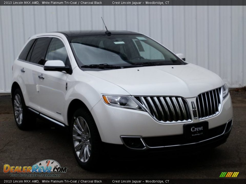 2013 Lincoln MKX AWD White Platinum Tri-Coat / Charcoal Black Photo #3