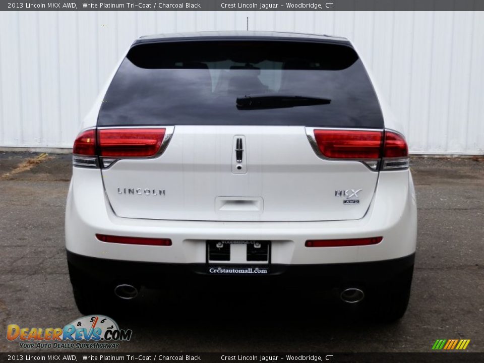 2013 Lincoln MKX AWD White Platinum Tri-Coat / Charcoal Black Photo #5