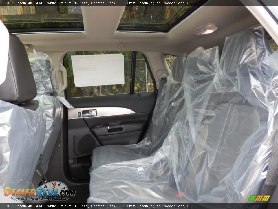 2013 Lincoln MKX AWD White Platinum Tri-Coat / Charcoal Black Photo #9