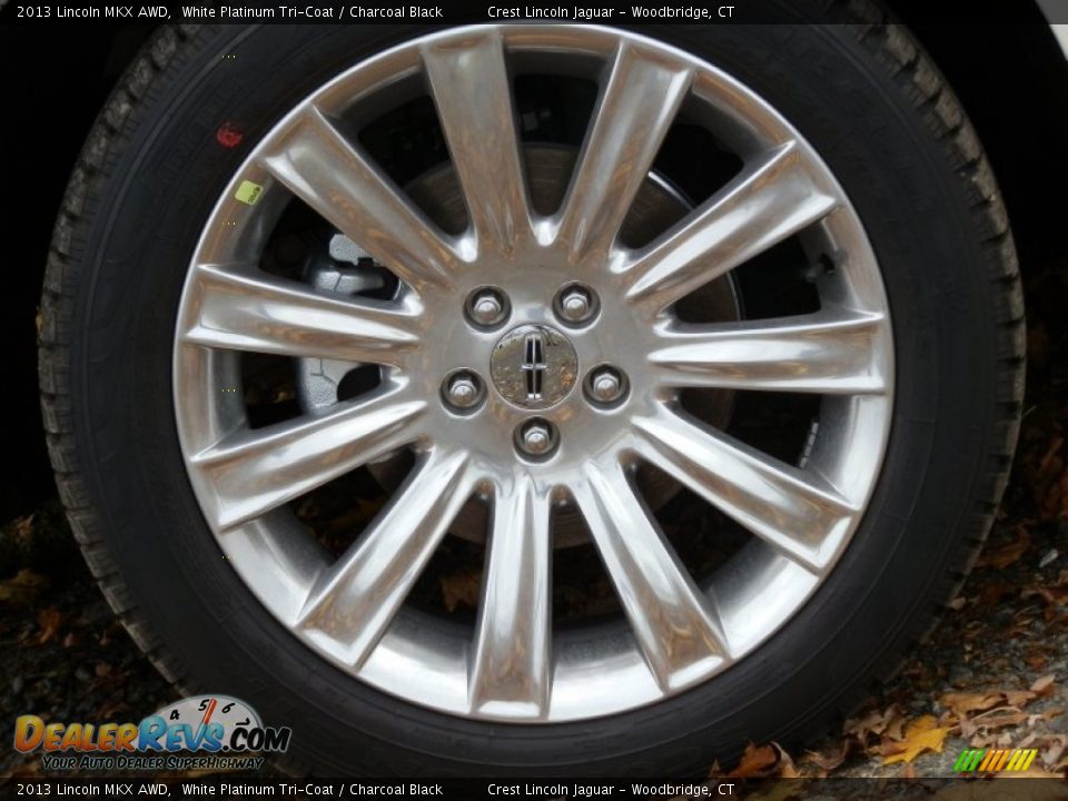 2013 Lincoln MKX AWD White Platinum Tri-Coat / Charcoal Black Photo #17