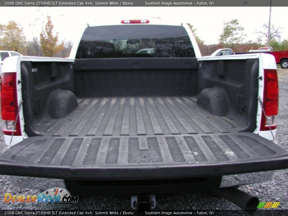 2008 GMC Sierra 2500HD SLT Extended Cab 4x4 Summit White / Ebony Photo #10