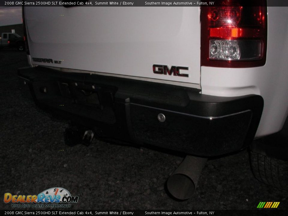 2008 GMC Sierra 2500HD SLT Extended Cab 4x4 Summit White / Ebony Photo #27