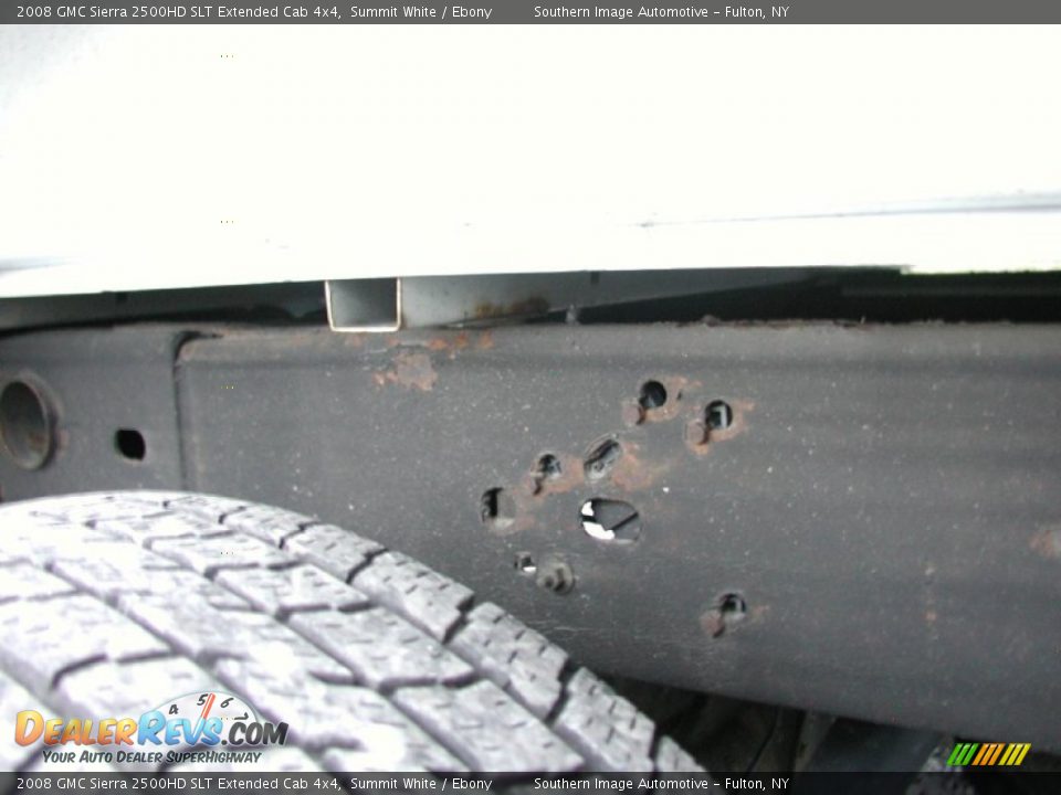 2008 GMC Sierra 2500HD SLT Extended Cab 4x4 Summit White / Ebony Photo #29