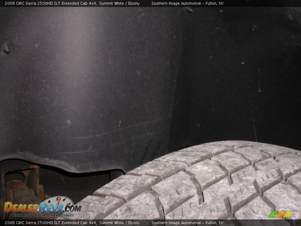 2008 GMC Sierra 2500HD SLT Extended Cab 4x4 Summit White / Ebony Photo #32