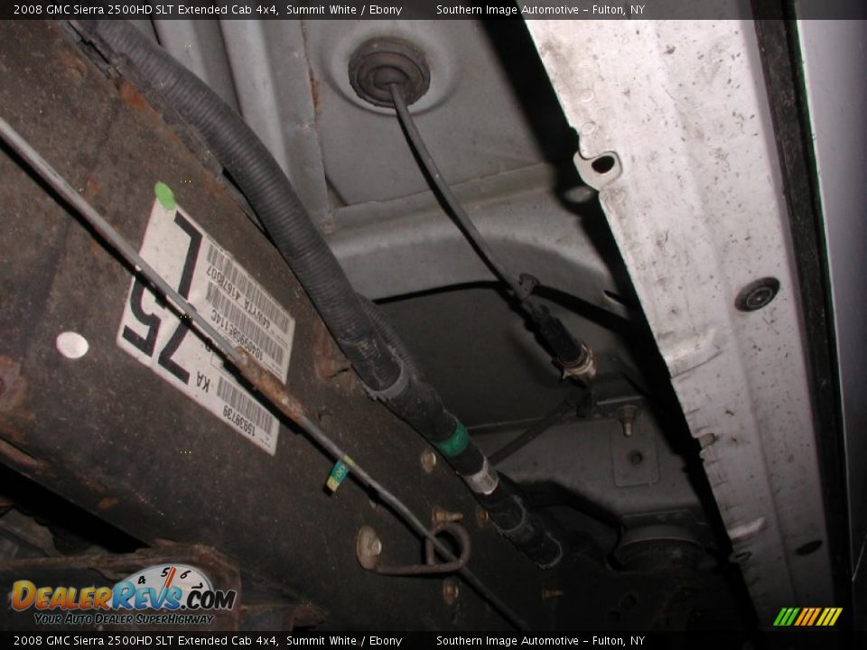 2008 GMC Sierra 2500HD SLT Extended Cab 4x4 Summit White / Ebony Photo #33