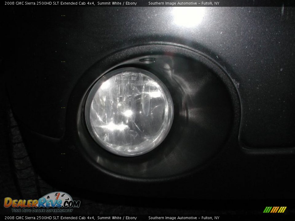 2008 GMC Sierra 2500HD SLT Extended Cab 4x4 Summit White / Ebony Photo #36