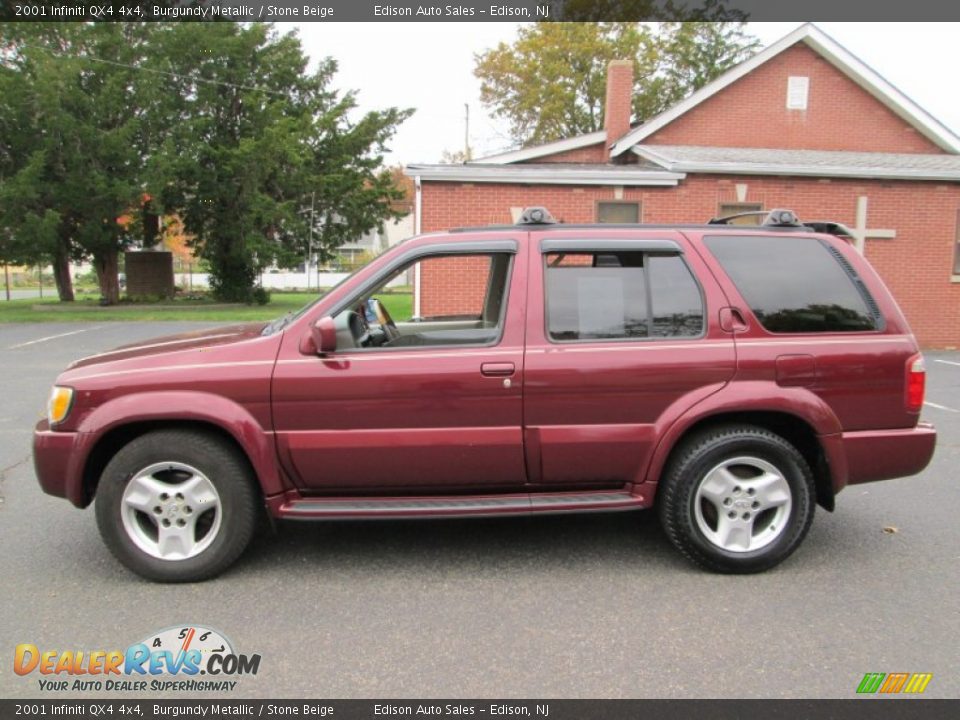Burgundy Metallic 2001 Infiniti QX4 4x4 Photo #1
