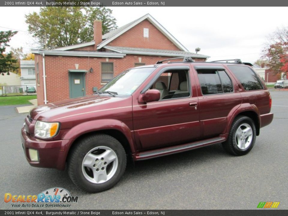 Burgundy Metallic 2001 Infiniti QX4 4x4 Photo #3
