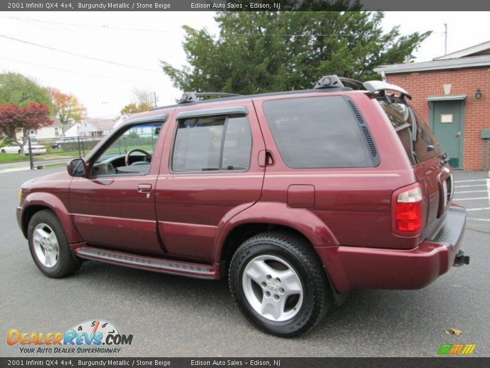 Burgundy Metallic 2001 Infiniti QX4 4x4 Photo #4