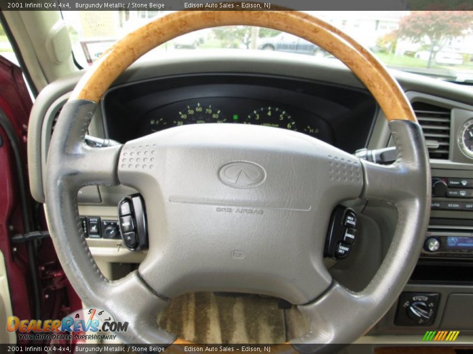 2001 Infiniti QX4 4x4 Steering Wheel Photo #23