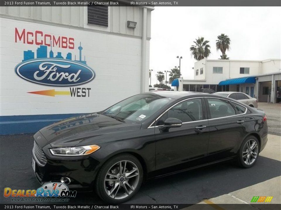 2013 Ford Fusion Titanium Tuxedo Black Metallic / Charcoal Black Photo #1