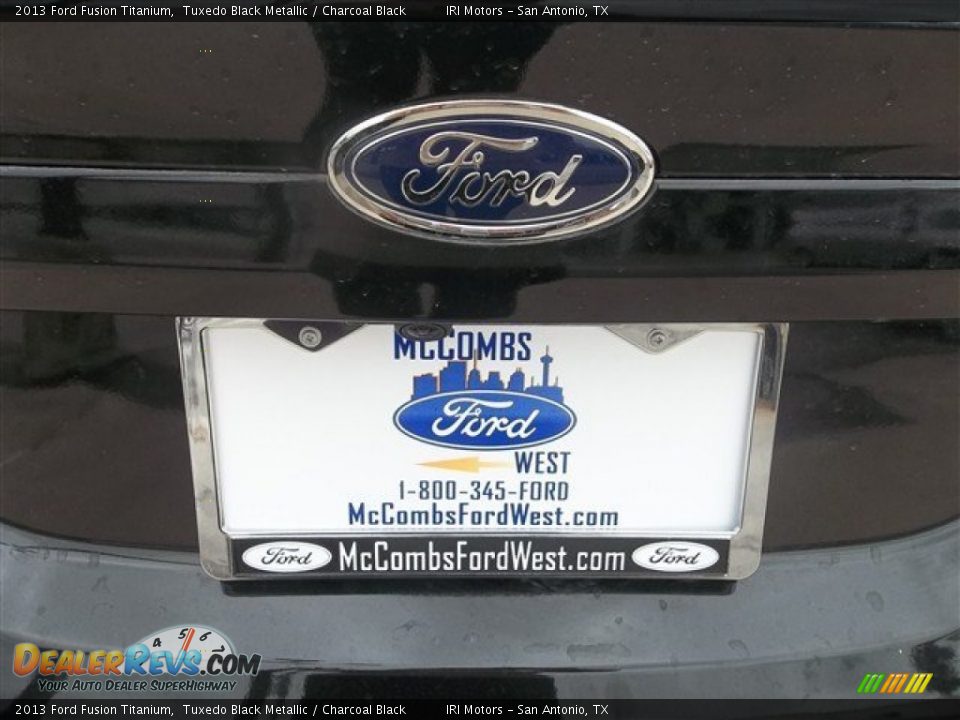 2013 Ford Fusion Titanium Tuxedo Black Metallic / Charcoal Black Photo #6