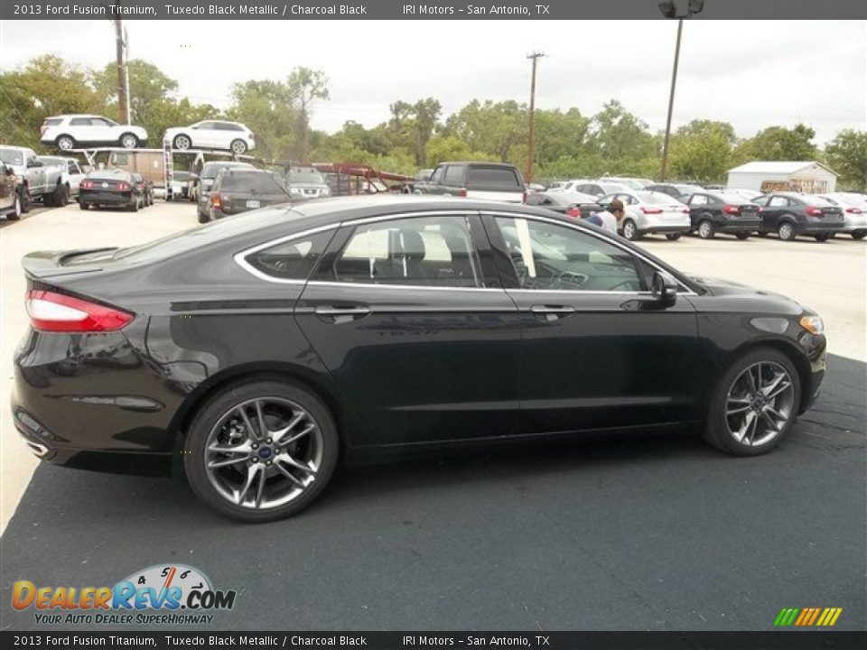 2013 Ford Fusion Titanium Tuxedo Black Metallic / Charcoal Black Photo #11