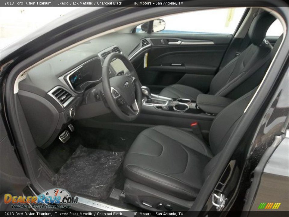 Charcoal Black Interior - 2013 Ford Fusion Titanium Photo #19