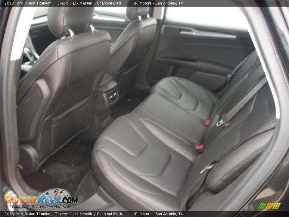 Rear Seat of 2013 Ford Fusion Titanium Photo #23