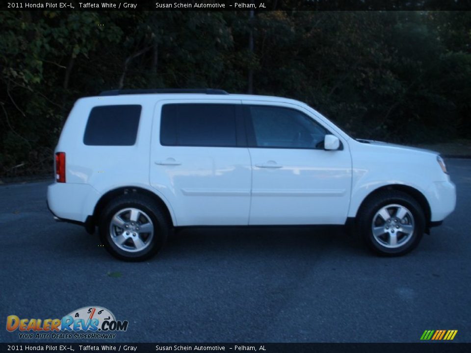2011 Honda Pilot EX-L Taffeta White / Gray Photo #2