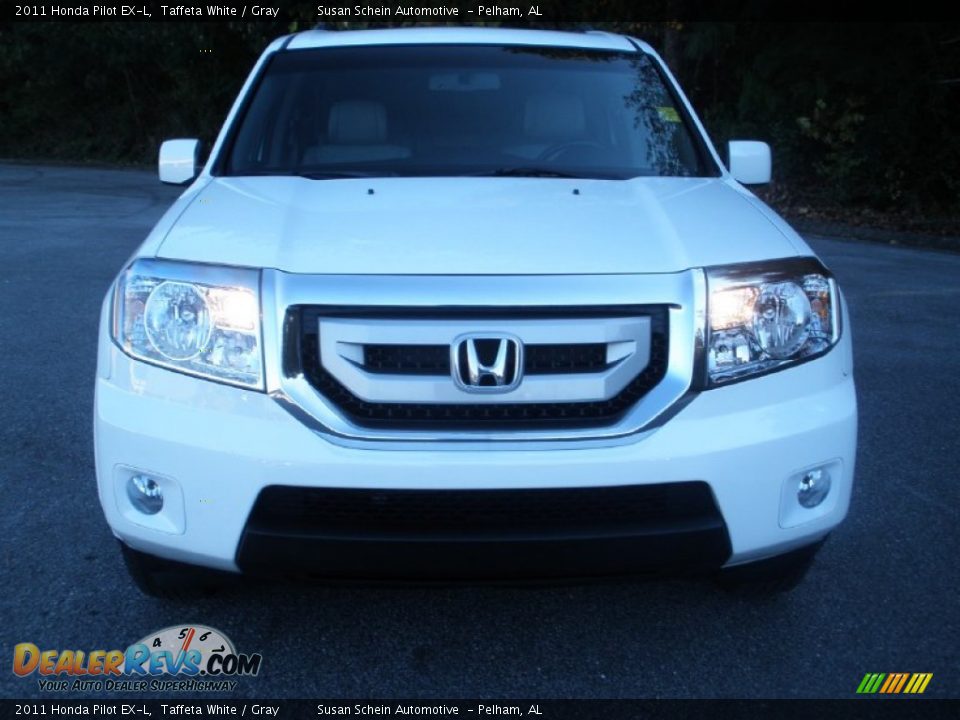 2011 Honda Pilot EX-L Taffeta White / Gray Photo #14