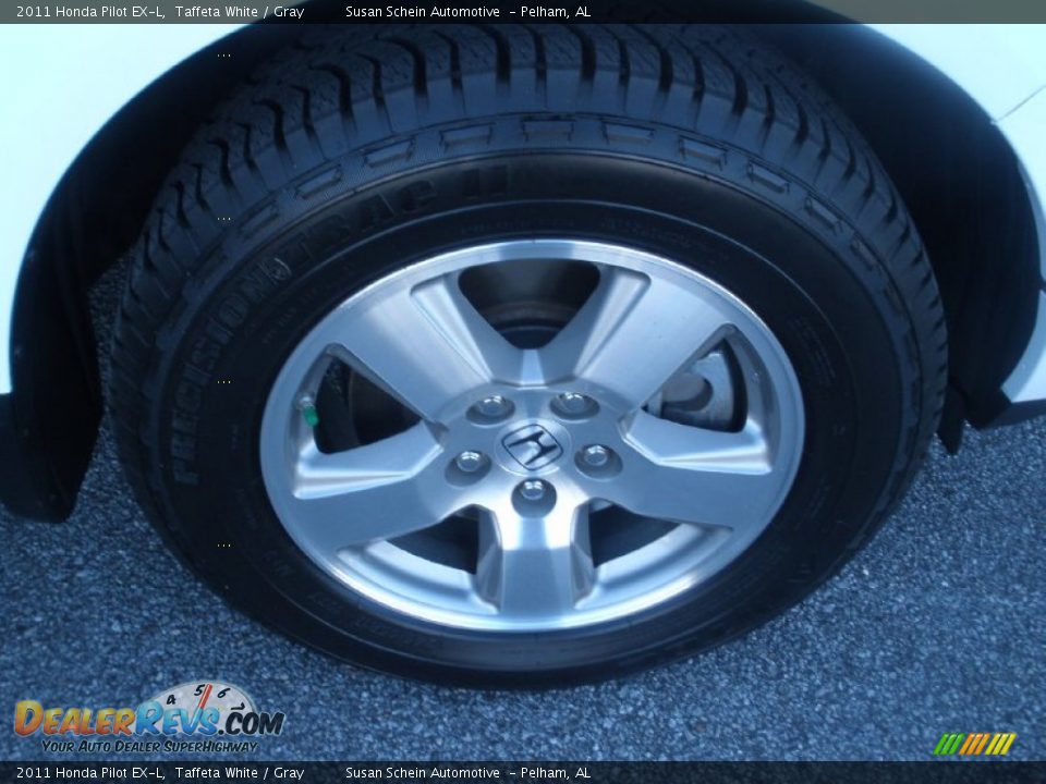 2011 Honda Pilot EX-L Taffeta White / Gray Photo #15