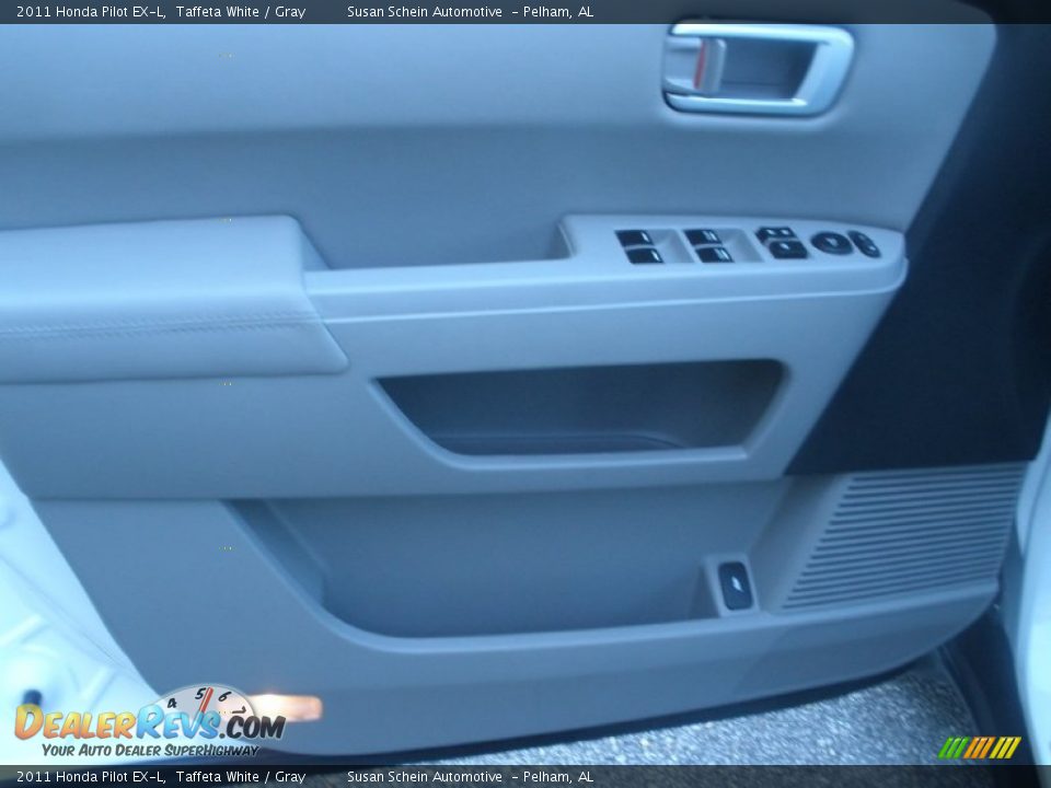 2011 Honda Pilot EX-L Taffeta White / Gray Photo #18