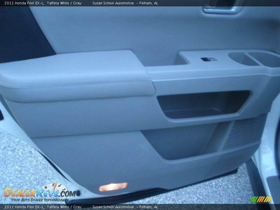 2011 Honda Pilot EX-L Taffeta White / Gray Photo #20