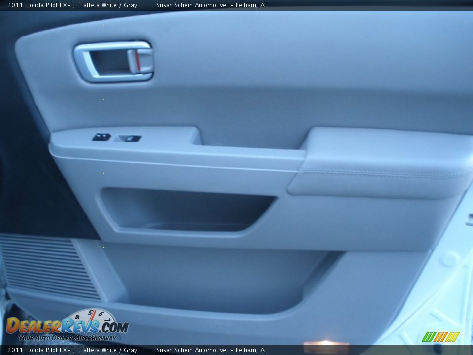 2011 Honda Pilot EX-L Taffeta White / Gray Photo #22
