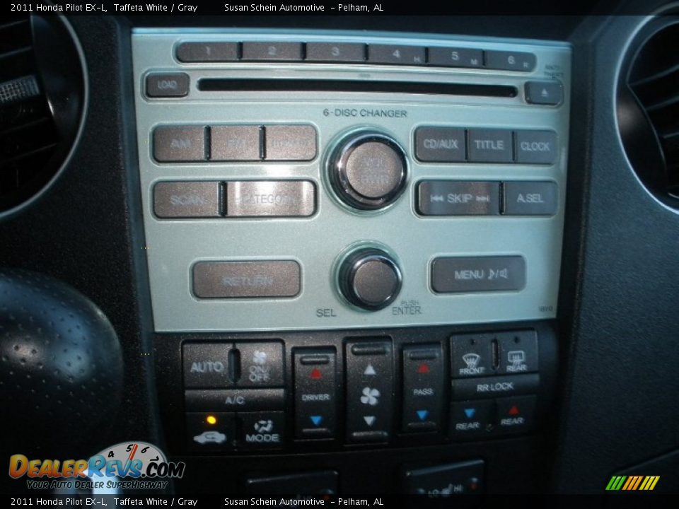 2011 Honda Pilot EX-L Taffeta White / Gray Photo #28