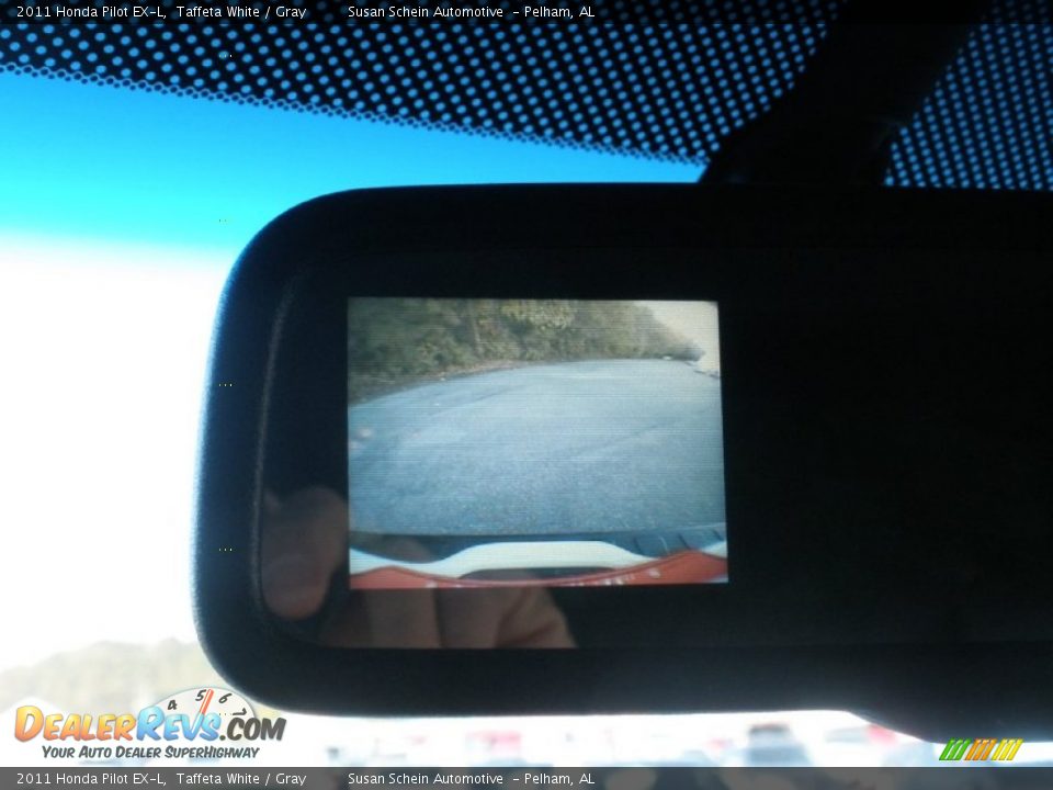 2011 Honda Pilot EX-L Taffeta White / Gray Photo #29