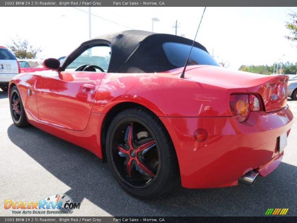Bright Red 2003 BMW Z4 2.5i Roadster Photo #2