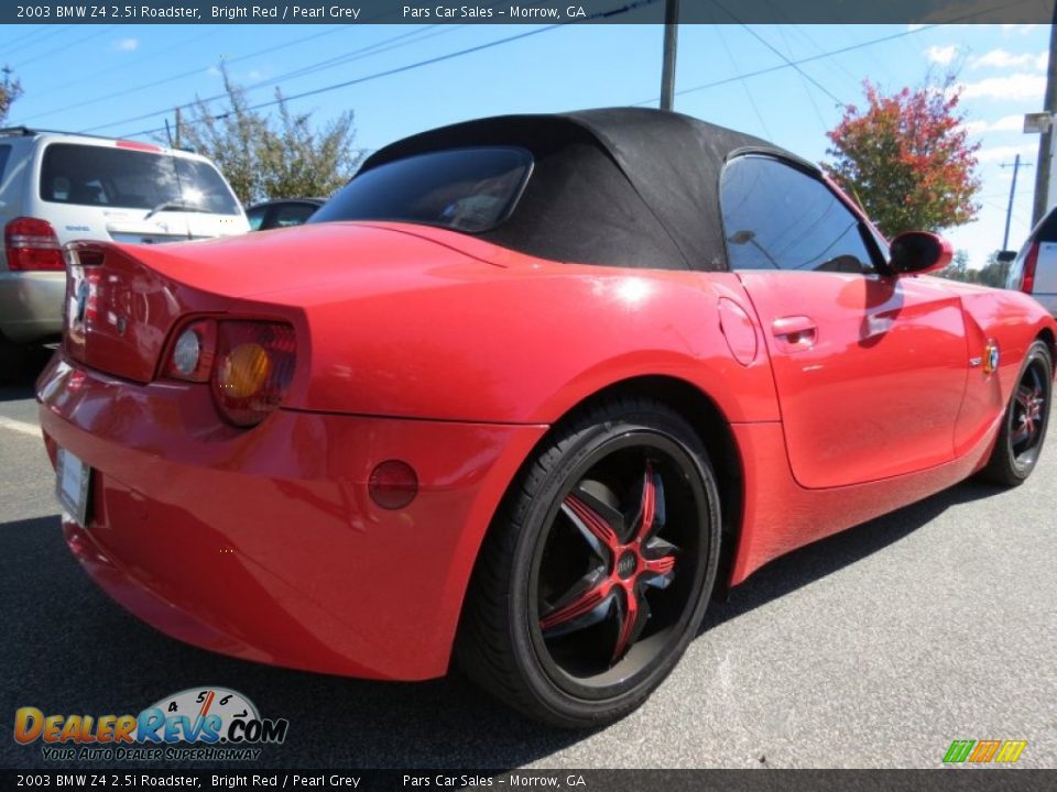 Bright Red 2003 BMW Z4 2.5i Roadster Photo #3