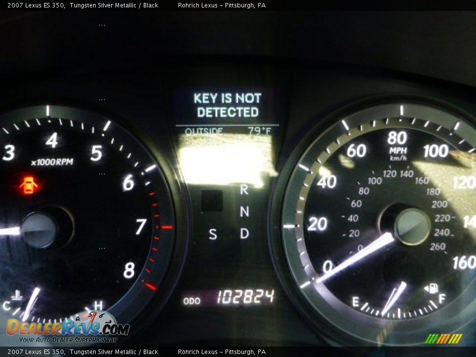 2007 Lexus ES 350 Tungsten Silver Metallic / Black Photo #8