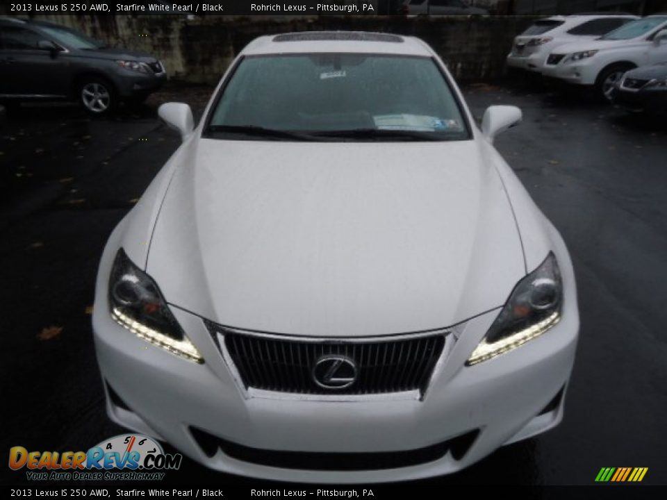 2013 Lexus IS 250 AWD Starfire White Pearl / Black Photo #6