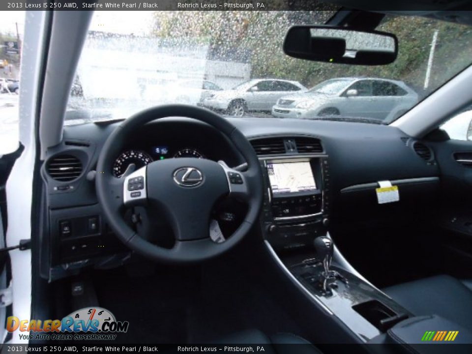 Black Interior - 2013 Lexus IS 250 AWD Photo #11
