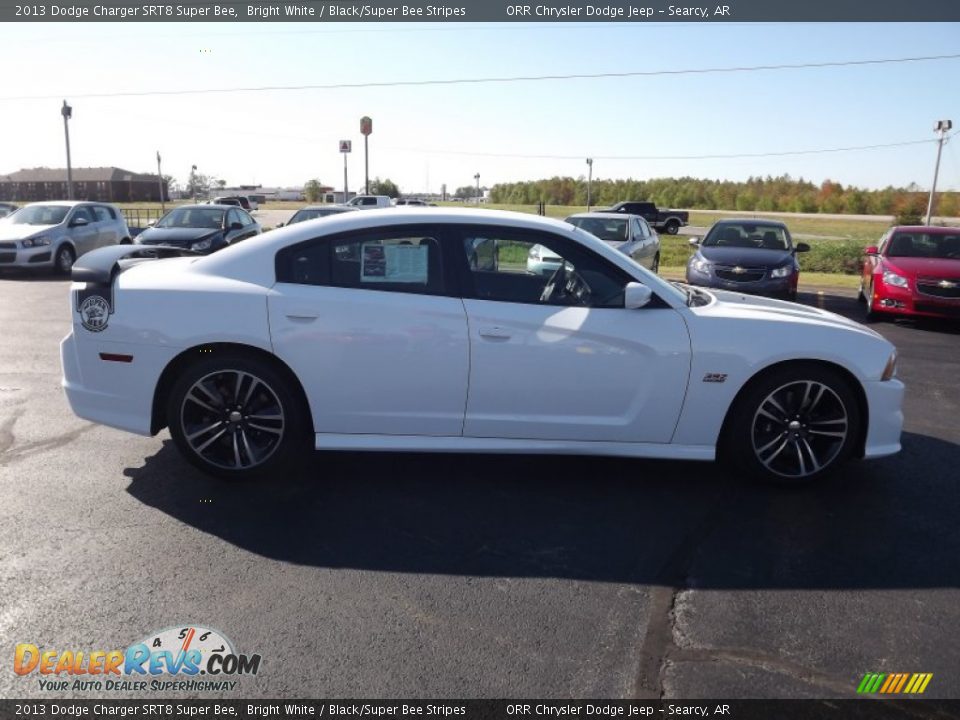 2013 Dodge Charger SRT8 Super Bee Bright White / Black/Super Bee Stripes Photo #4
