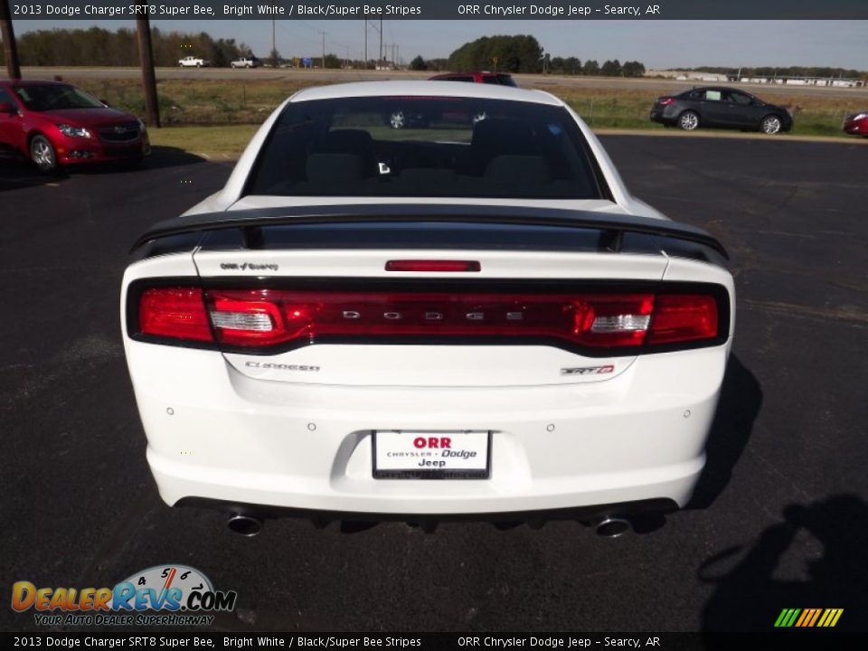 2013 Dodge Charger SRT8 Super Bee Bright White / Black/Super Bee Stripes Photo #6