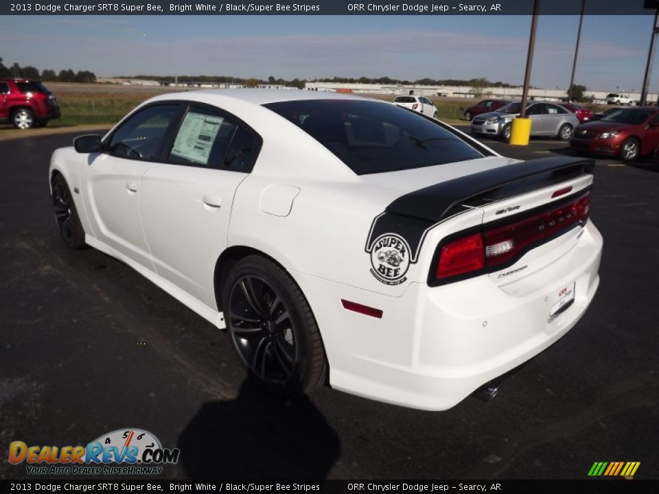 2013 Dodge Charger SRT8 Super Bee Bright White / Black/Super Bee Stripes Photo #7