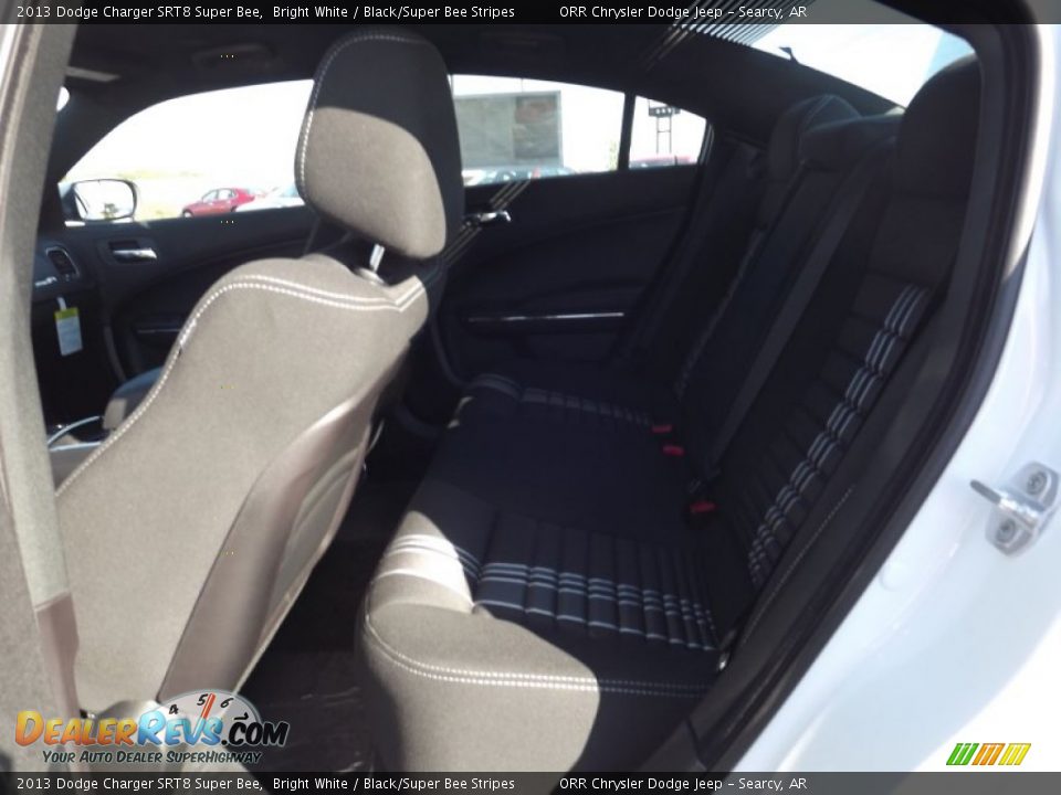 2013 Dodge Charger SRT8 Super Bee Bright White / Black/Super Bee Stripes Photo #15