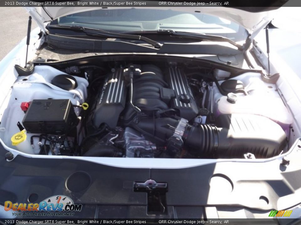 2013 Dodge Charger SRT8 Super Bee Bright White / Black/Super Bee Stripes Photo #16