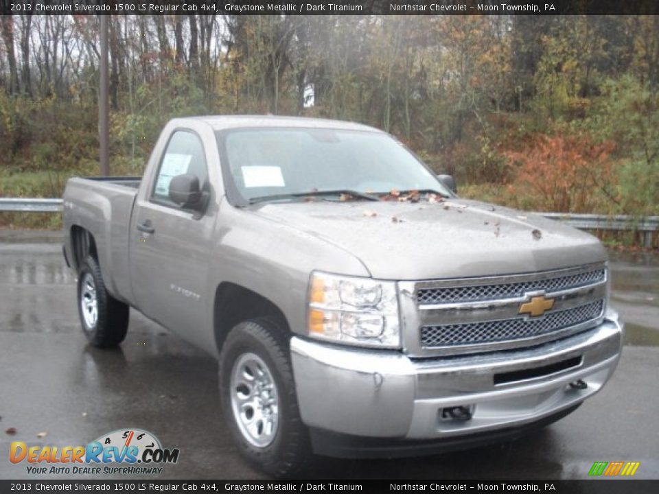 2013 Chevrolet Silverado 1500 LS Regular Cab 4x4 Graystone Metallic / Dark Titanium Photo #2