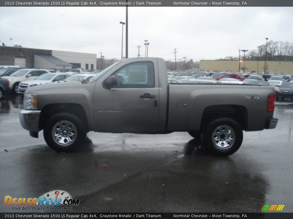 2013 Chevrolet Silverado 1500 LS Regular Cab 4x4 Graystone Metallic / Dark Titanium Photo #5