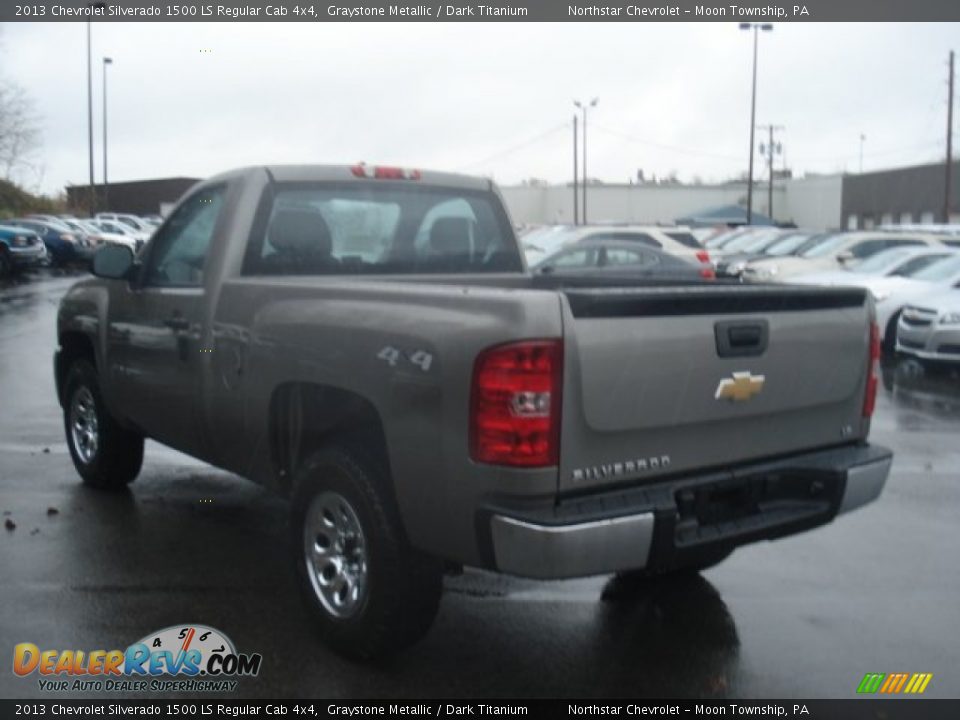 2013 Chevrolet Silverado 1500 LS Regular Cab 4x4 Graystone Metallic / Dark Titanium Photo #6