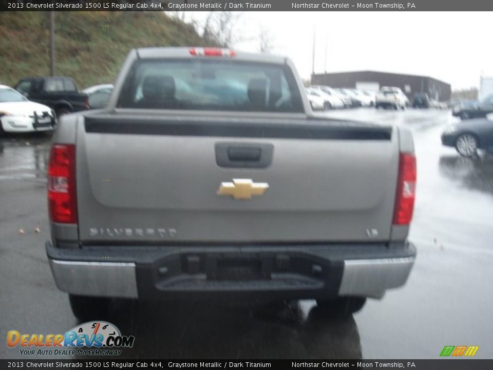 2013 Chevrolet Silverado 1500 LS Regular Cab 4x4 Graystone Metallic / Dark Titanium Photo #7