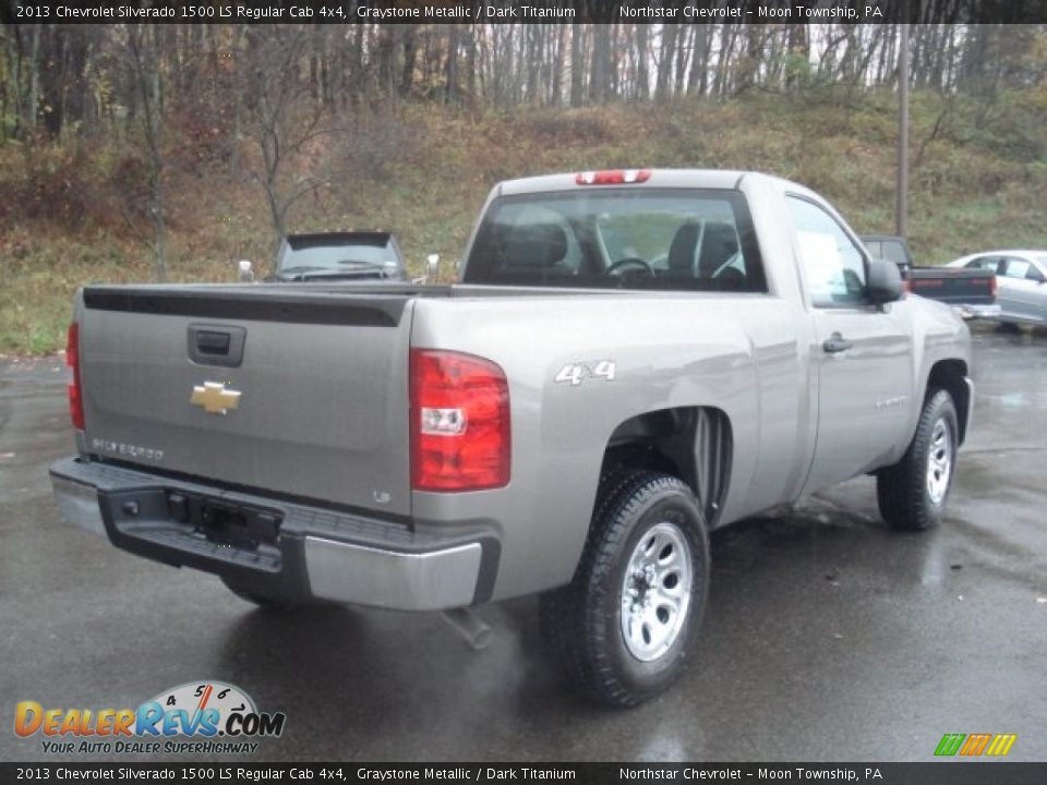 2013 Chevrolet Silverado 1500 LS Regular Cab 4x4 Graystone Metallic / Dark Titanium Photo #8