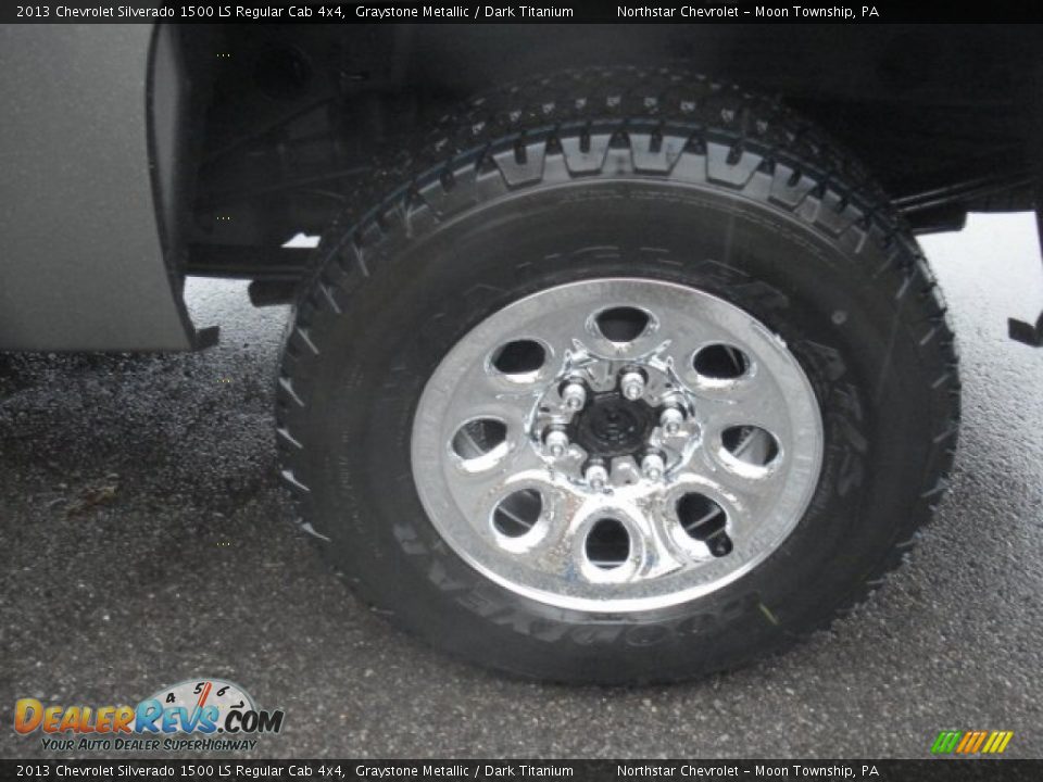 2013 Chevrolet Silverado 1500 LS Regular Cab 4x4 Graystone Metallic / Dark Titanium Photo #9