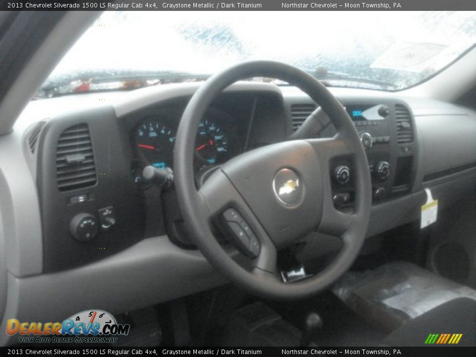 2013 Chevrolet Silverado 1500 LS Regular Cab 4x4 Graystone Metallic / Dark Titanium Photo #10