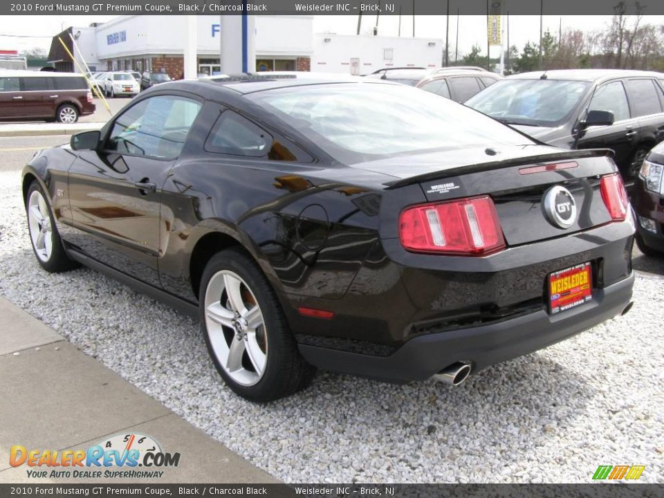 2010 Ford Mustang GT Premium Coupe Black / Charcoal Black Photo #3