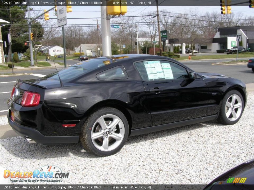 2010 Ford Mustang GT Premium Coupe Black / Charcoal Black Photo #4