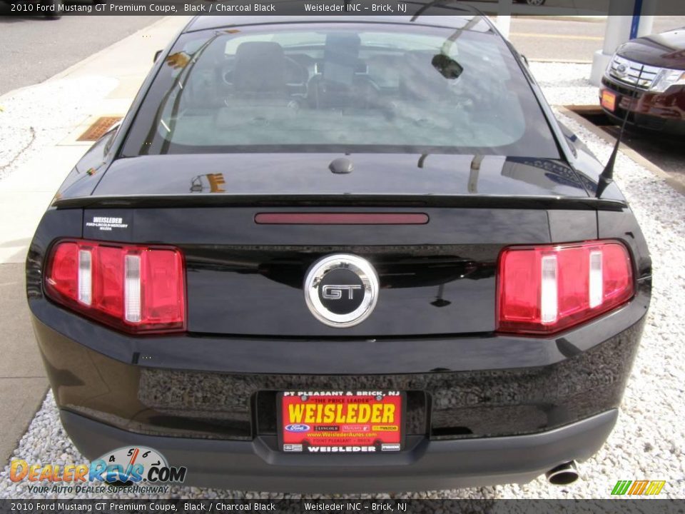 2010 Ford Mustang GT Premium Coupe Black / Charcoal Black Photo #5